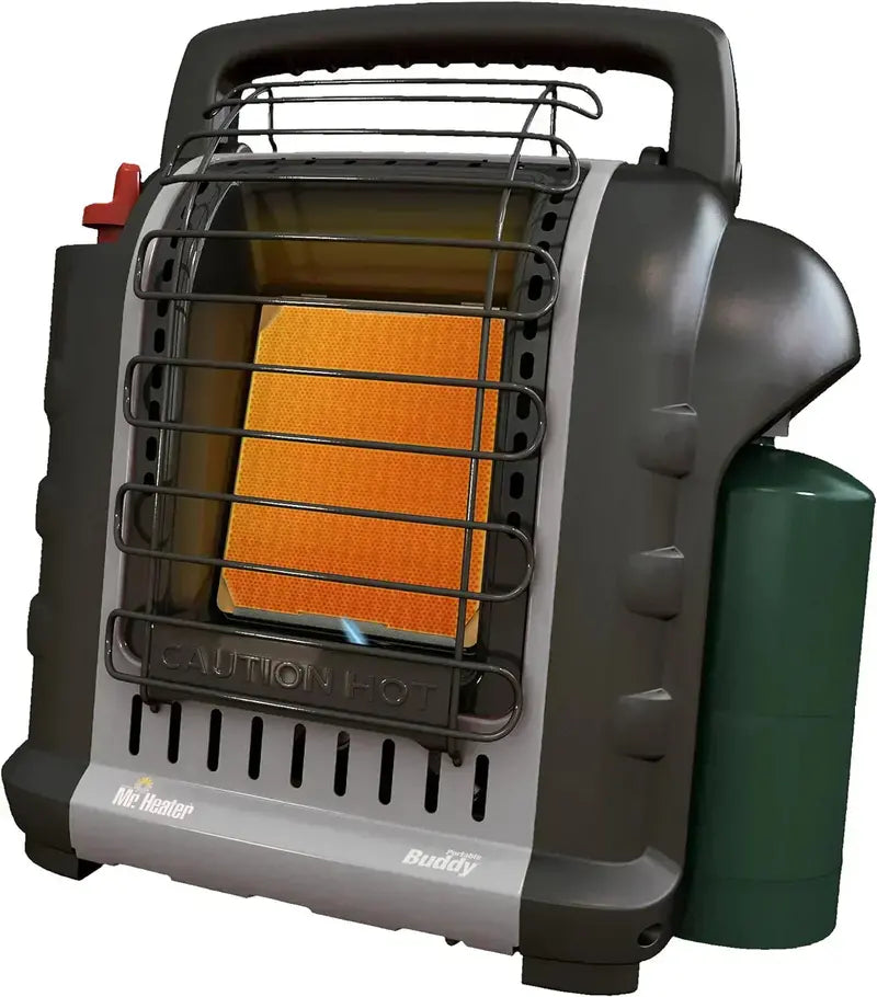 Compact Propane Radiant Heater: 40009000 BTU for Campers, Workshops, Patios & Outdoor Spaces
