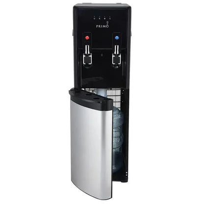 Primo Pro-Plus Bottom-Load Water Dispenser  Dual-Temp (Hot/Cold) Dispensing Unit in Sleek Black Finish