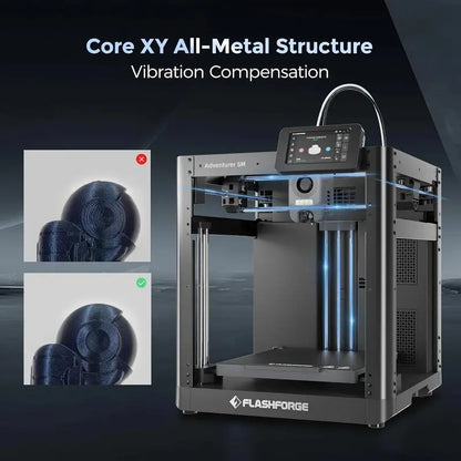 Adventurer 5M Fully Automatic Leveling 3D Printer  Precision Desktop Model