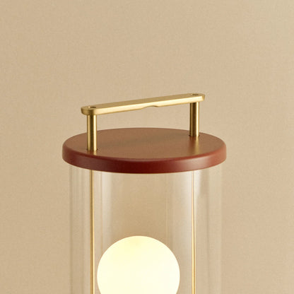 The Muse 2.0 Portable Lamp in Pomona Red