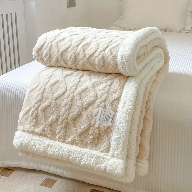 All-Season Reversible Throw Blanket for Living Room & Bedroom