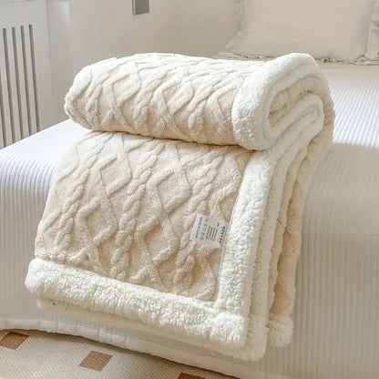 All-Season Reversible Throw Blanket for Living Room & Bedroom