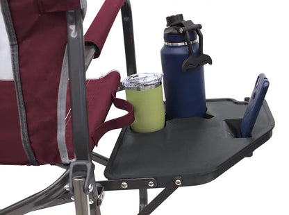 GCI Outdoor Freestyle Rocker XL Folding Chair  250 lb Capacity, Side Table, Portable Camping Rocker