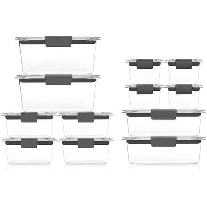 Airtight Meal Prep Containers with Secure Lids for Fresh Food Storage