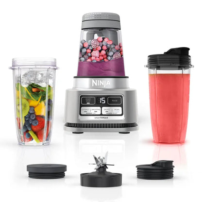 Ninja SS101 SmartTORQUE Stainless Steel Multi-Function Kitchen System  Intelligent Power Blending & Processing