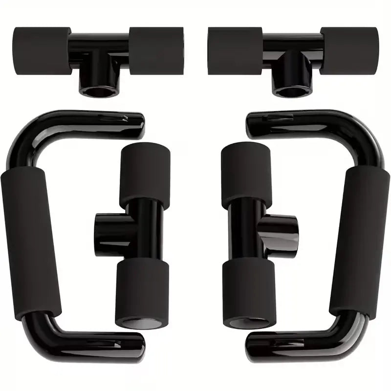 Ergonomic Steel Push-Up Bars with Non-Slip Foam Handles
