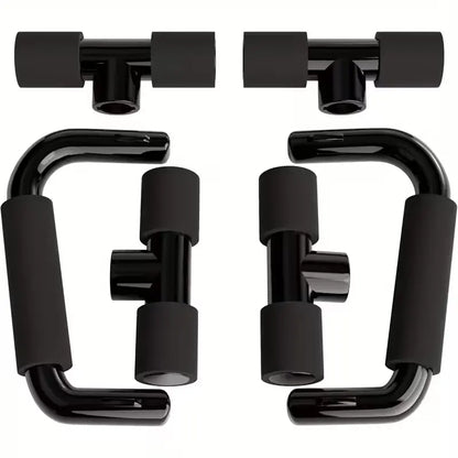 Ergonomic Steel Push-Up Bars with Non-Slip Foam Handles