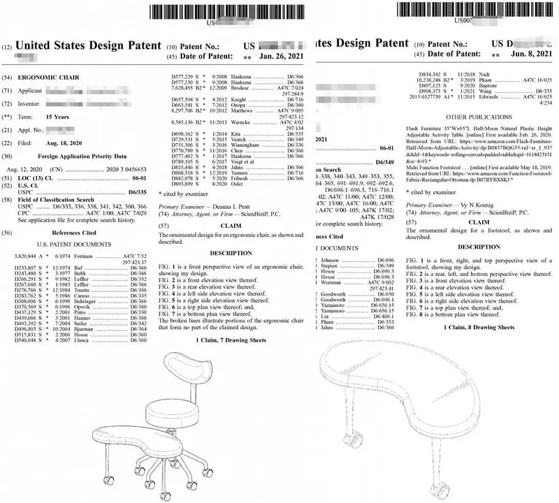 Pipersong Ergonomic Meditation & Desk Chair  Cross-Legged Design with Adjustable Height & Lumbar Support