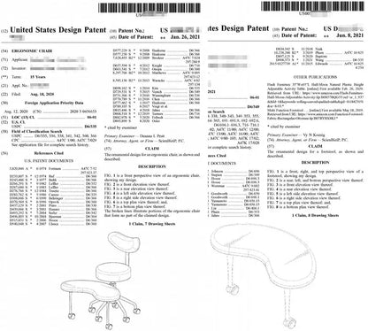 Pipersong Ergonomic Meditation & Desk Chair  Cross-Legged Design with Adjustable Height & Lumbar Support