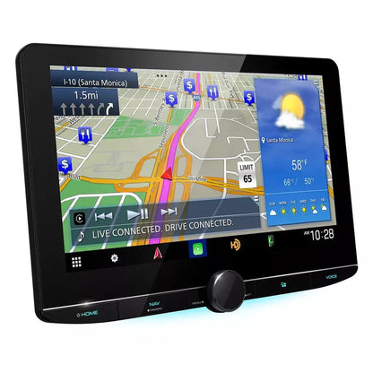 Kenwood eXcelon DNR1007XR Car Stereo  10.1″ HD Touchscreen, Navigation, Bluetooth & Wi-Fi Connectivity