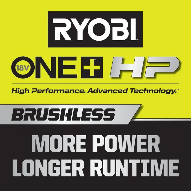 RYOBI ONE+ HP 18V Brushless 110 MPH 350 CFM Cordless Variable-Speed Jet Fan Leaf Blower w/ 4.0 Ah Battery and Charger P21120