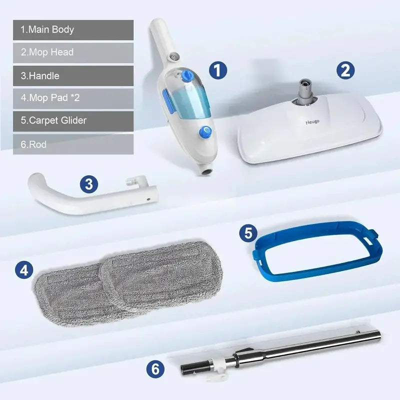 Lightweight Steam Mop for Hardwood, Vinyl, and Laminate Floors