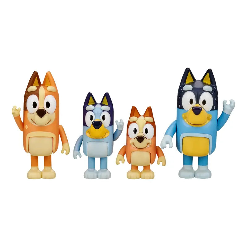 Bluey and Family 4 Pack of 2.5-3