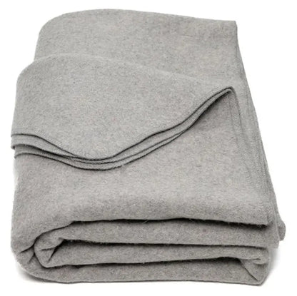 Wool-Blend Travel Blanket (64″ x 88″)  Compact, Warm Throw for Camping & On-the-Go Use
