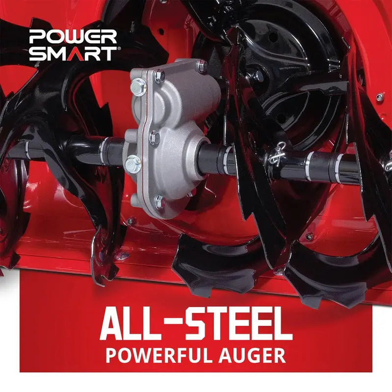 PowerSmart 26-Inch Two-Stage Gas Snow Blower  252cc Engine, Electric Start, Self-Propelled