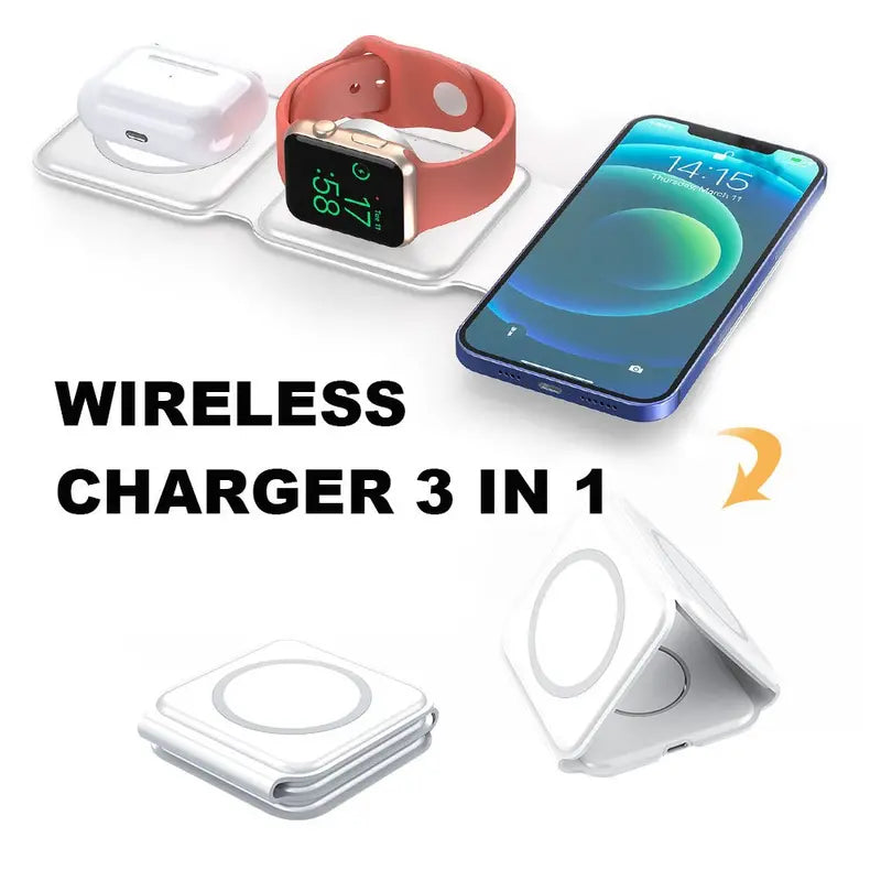 Compact MagSafe Travel Charger for Apple Devices