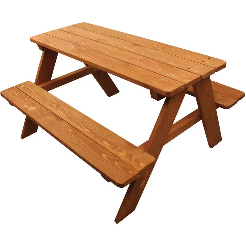 Homeware Kids Wooden Picnic Table, Brown