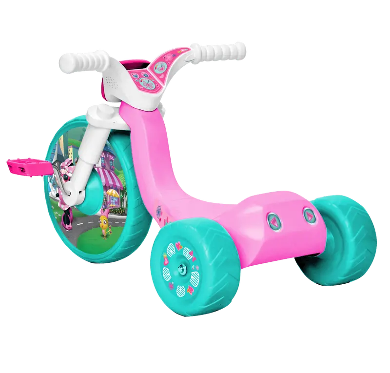 Minnie Mouse 10 inch Pink Fly Wheel Junior Tricycle with Sounds