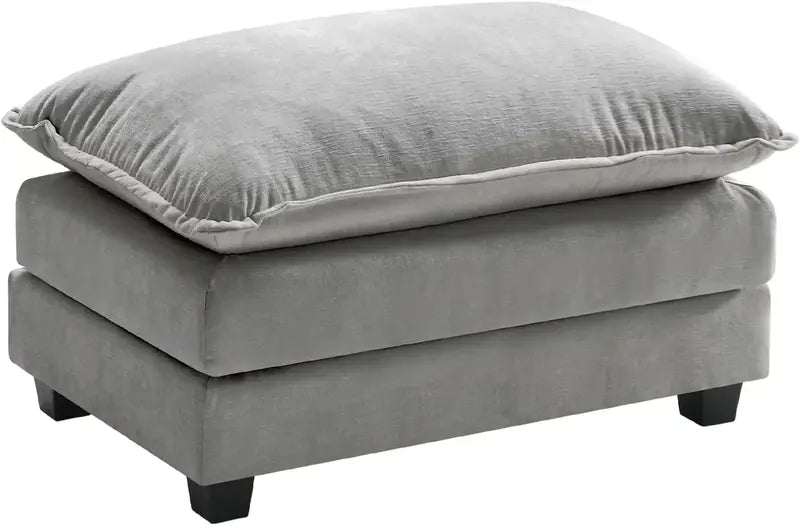 ihanherry 146-Inch Modern U-Shaped Modular Cloud Sofa  Customizable Layout