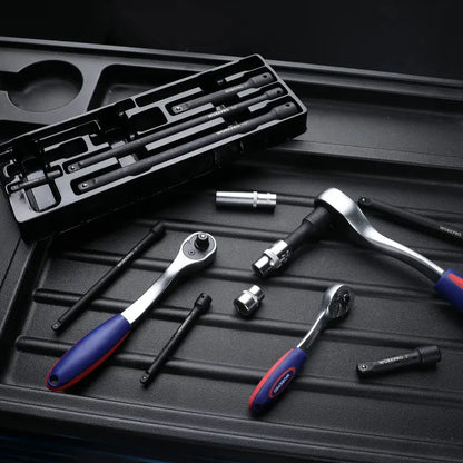 WORKPRO 9-Piece Impact Driver Extension Bar Kit  Durable Hex-Shank Extensions