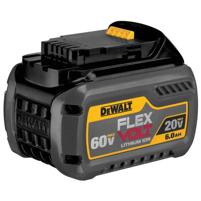 DEWALT FLEXVOLT 20V/60V MAX Lithium-Ion 6.0Ah Battery Pack with 6 Amp Output Charger DCB606C