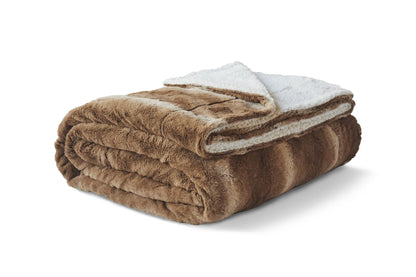 Couverture fausse fourrure