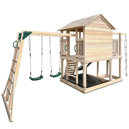 Lifespan Kingston Kids’ Cubby House Featuring a 2.2-Meter Green Slide