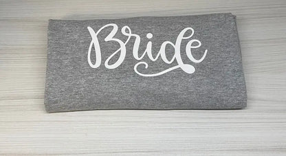 Bride and Groom Themed T-Shirts for Wedding Parties