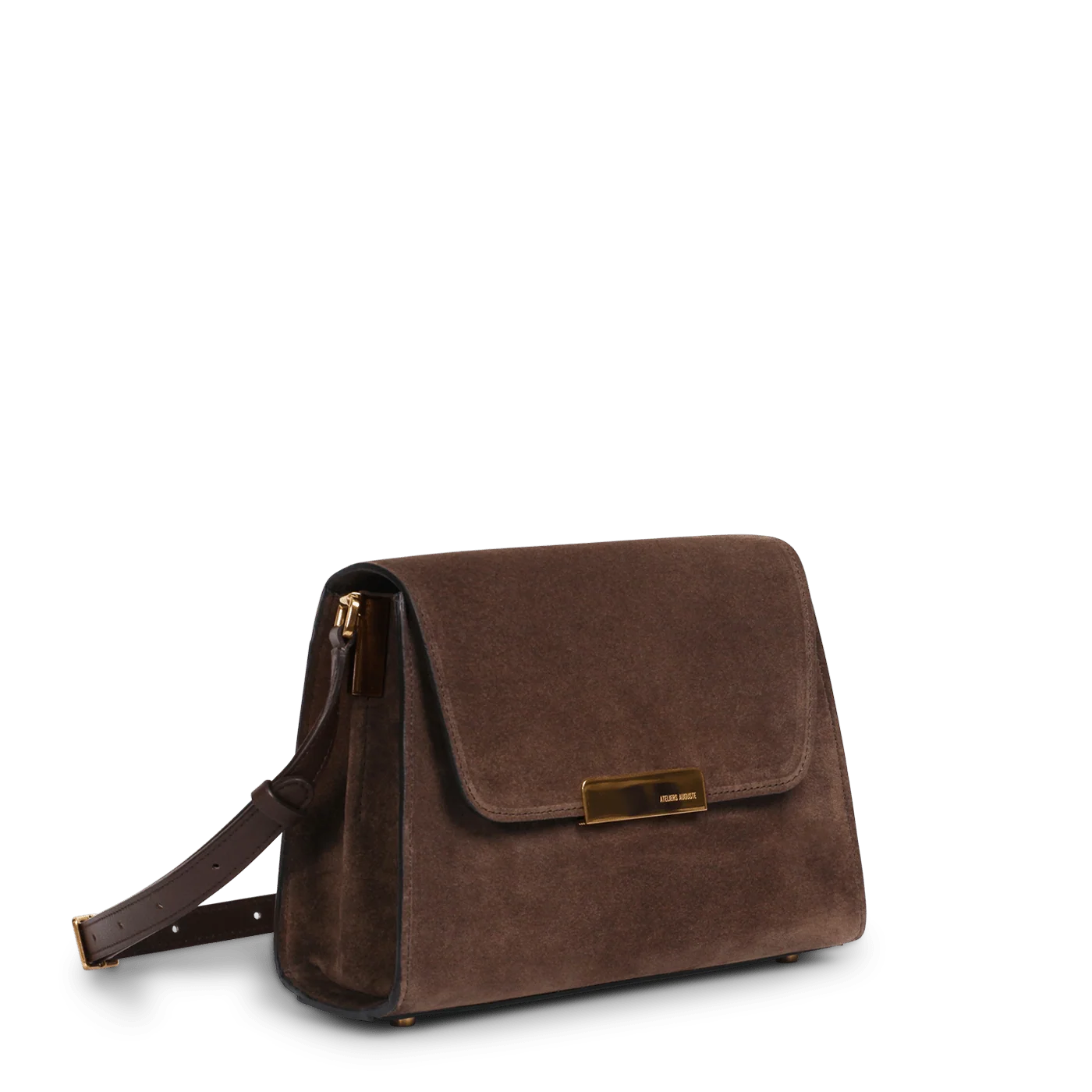Mini Amelot  - Cuir Velours Chocolat