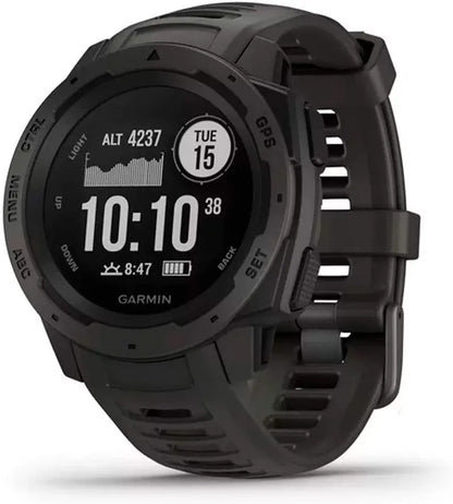 Garmin Instinct Rugged GPS Watch  Outdoor Fitness Tracker with Heart Rate, Compass & Multi-GNSS