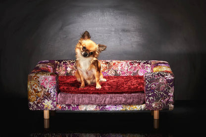 Canapé pour chien « Le Couture » Palace (Rose ou Bleu)