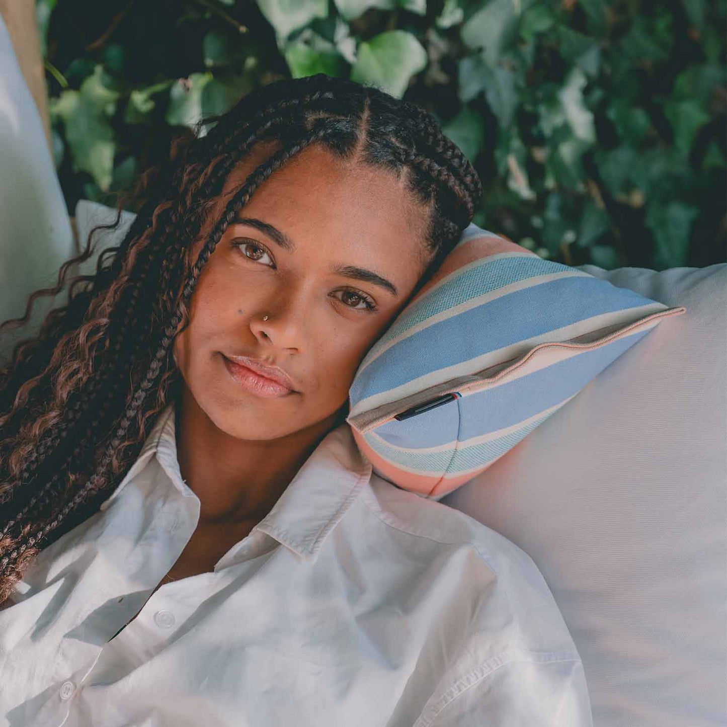 Coussin cervical · Toiles du soleil