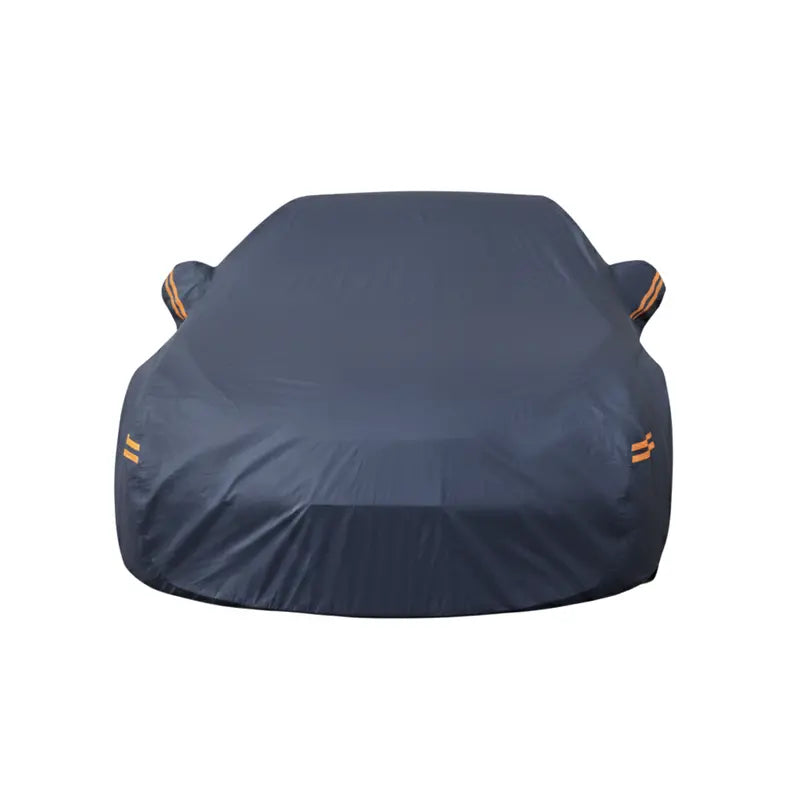 10-Layer Reflective All-Weather Car Cover with Secure Straps and Water Resistance