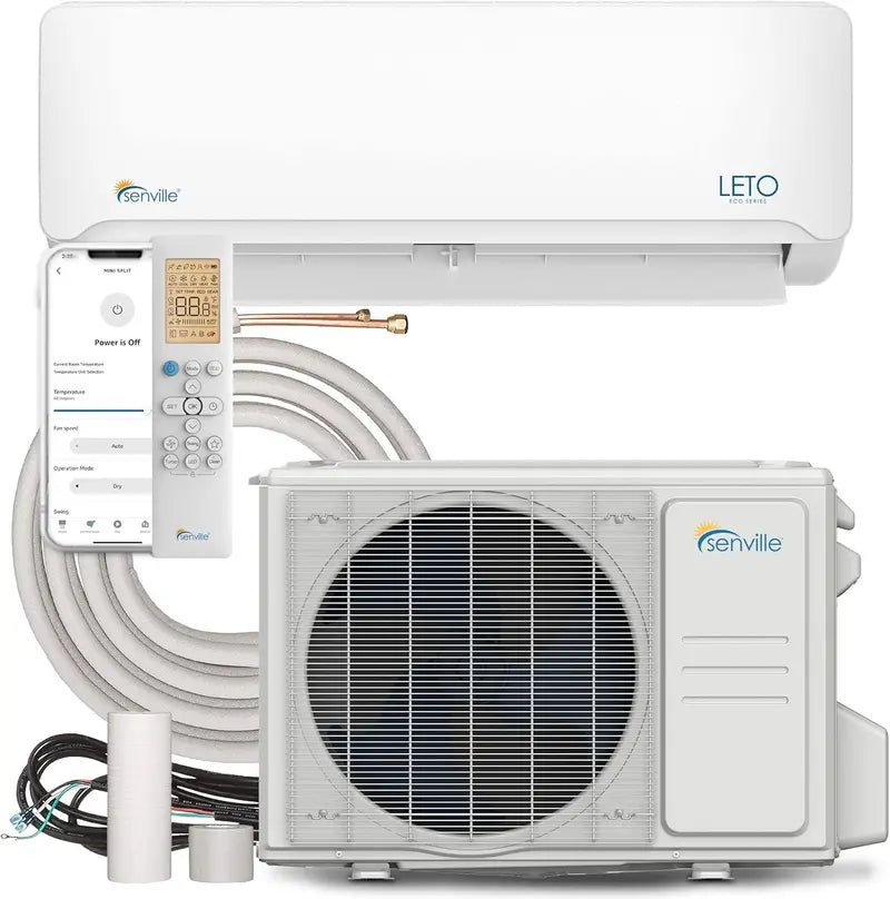 9,000W Mini-Split Heat Pump  110/120V Inverter-Driven AC/Heating System, Alexa-Compatible, ENERGY STAR® Rated (EER 21.5)