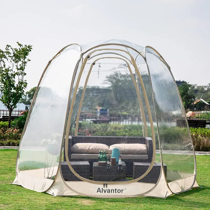Pop-Up Bubble Tent Gazebo  8 to 10 Person Igloo-Style Dome Shelter for Patio, Garden & Outdoor Use