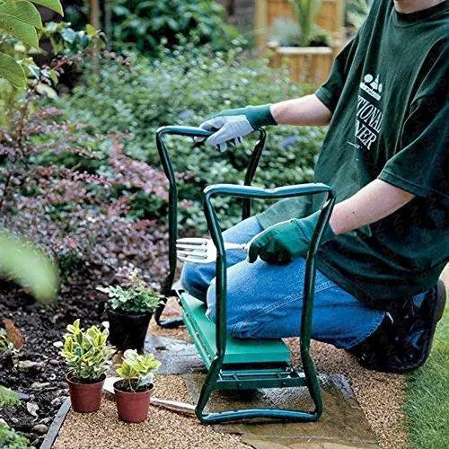 Ergonomic Folding Gardener’s Kneeling Bench  Portable Support for Planting & Weeding
