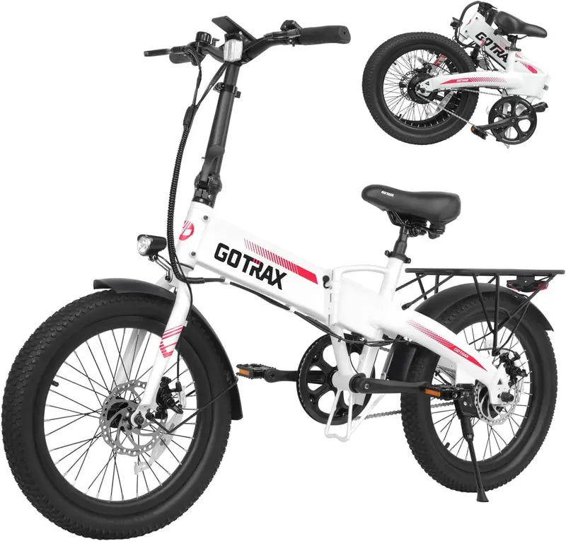 Gotrax 20-Inch Foldable Electric Bicycle for Adults