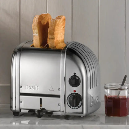 Dualit New Generation 2-Slice Stainless Steel Toaster  Classic Design