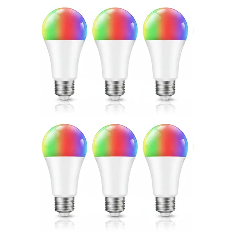 A19 Smart RGBWW LED Bulb  E26 Base, WiFi + Bluetooth, 800 Lumens, 120V