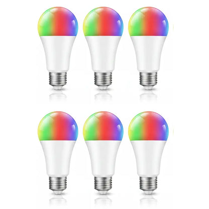 A19 Smart RGBWW LED Bulb  E26 Base, WiFi + Bluetooth, 800 Lumens, 120V