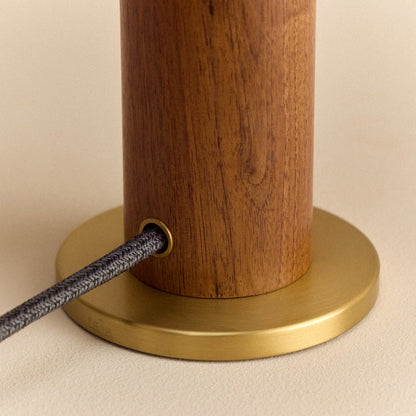 Knuckle Table Lamp in Walnut + Enno