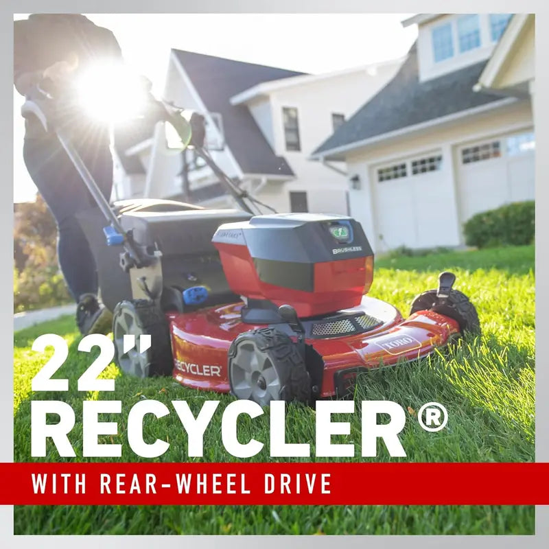 22-Inch 60V Self-Propelled Cordless Lawn Mower