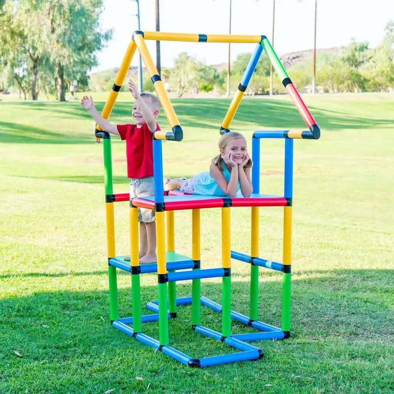 Funphix FPDLX-1 Deluxe 296-Piece Life Size Structures Set  Fun & Educational Toy