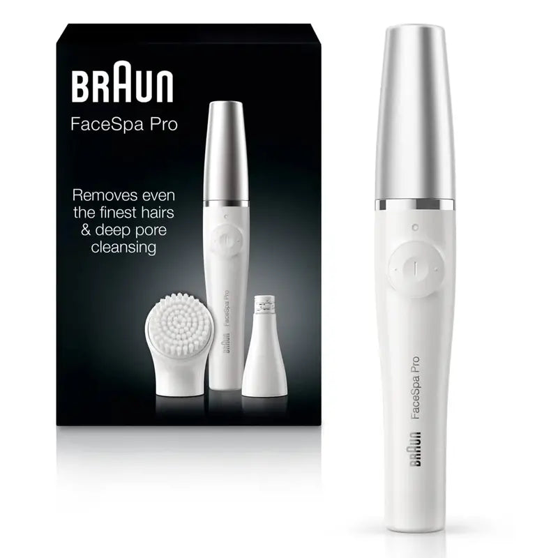 Braun FaceSpa Pro 910 Epilator  Facial Hair Remover with Micro-Adjustable Tweezers