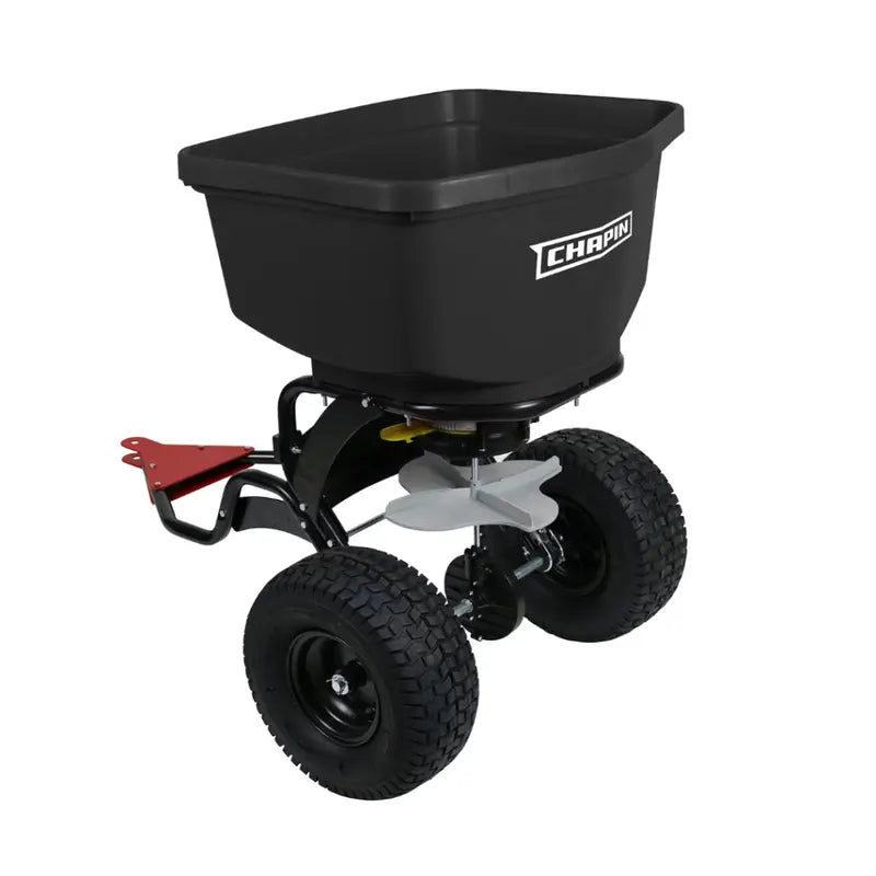 Chapin 8622B Tow-Behind Spreader  150-Pound Capacity, Auto-Stop Impeller, 11-Position Gate Adjustment