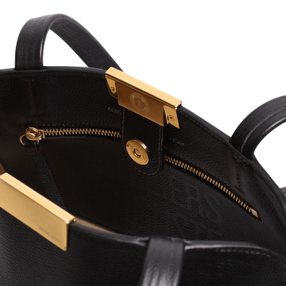 Passy - Cuir Grainé Noir