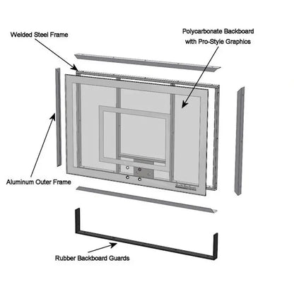 Brand: Mini Pro | Product: Xtreme Wall Mounted Mini Basketball Hoop | Key Features: Polycarbonate Backboard, Steel Frame, Pro-Style Graphics, Indoor Use | Category: Sports Equipment