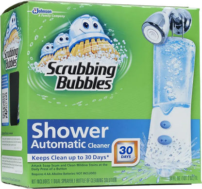 Scrubbing Bubbles Automatic Shower Cleaner Starter Kit, Fresh Scent, 34 oz Spray
