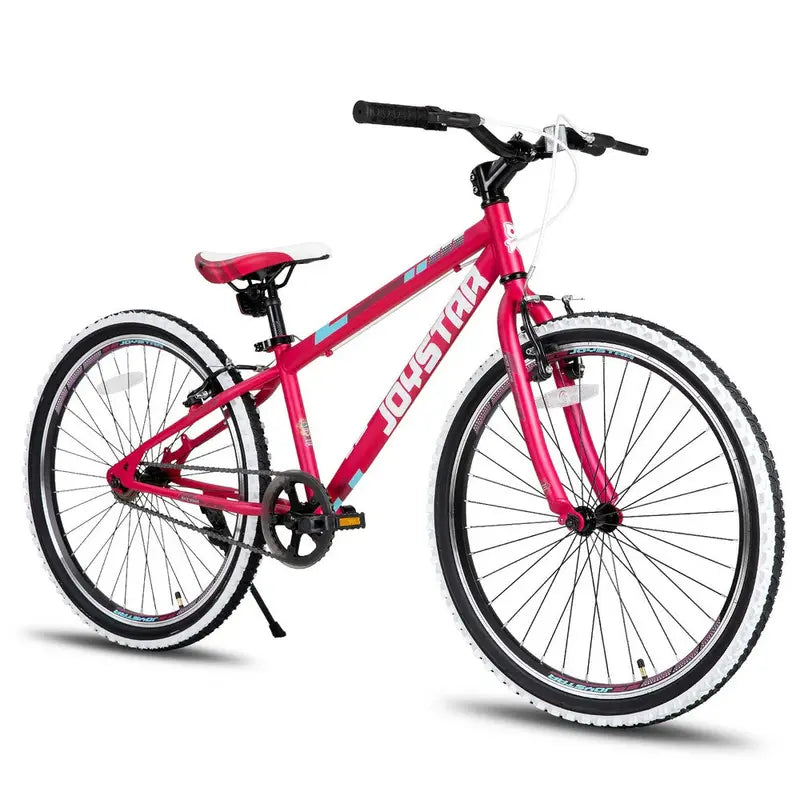JOYSTAR Lubbock Kids’ Mountain Bike  20″ or 24″ Single-Speed Hardtail