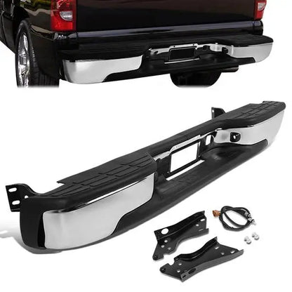 Chevrolet Silverado & GMC Sierra 1500/2500 Styleside Rear Step Bumper  Compatible with 19992007 Models